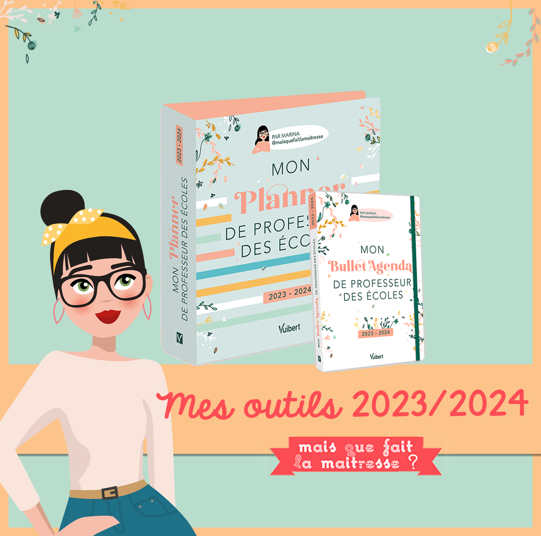Mon bullet agenda de professeur des écoles : 2022-2023 - Marina - Librairie  Mollat Bordeaux